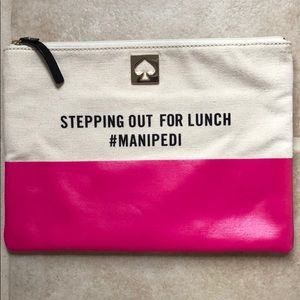 NWOT Kate Spade ManiPedi Clutch/Pouch